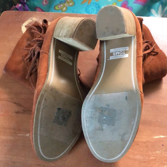 Toms Rust Color Suede Booties - Picture 8 of 8